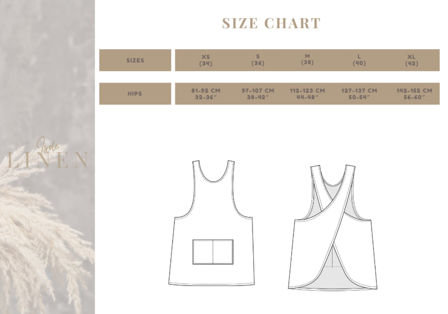 Natural Linen Apron