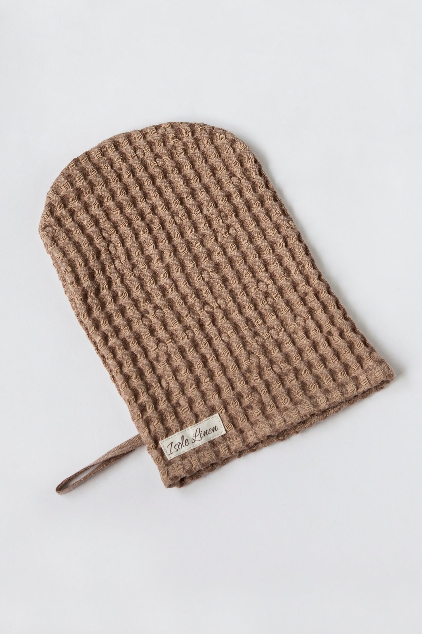 Waffle Linen Shower Sponge. Zero Waste Linen Washing Sponge. Dish cloth. Kitchen Washcloth.