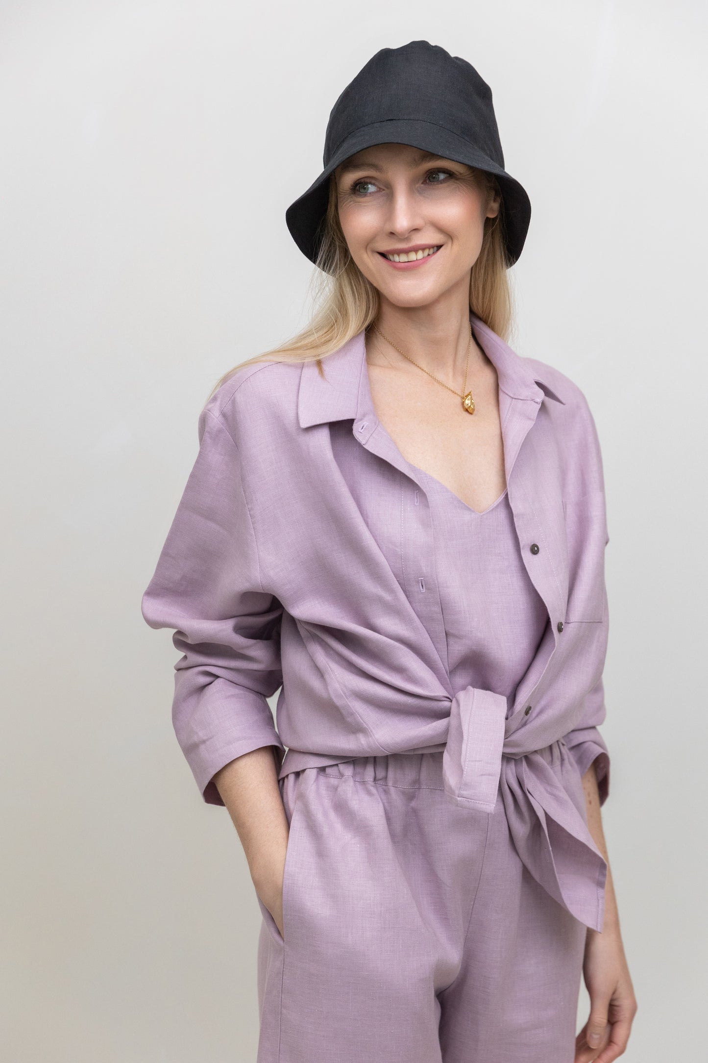 Linen Bucket Hat