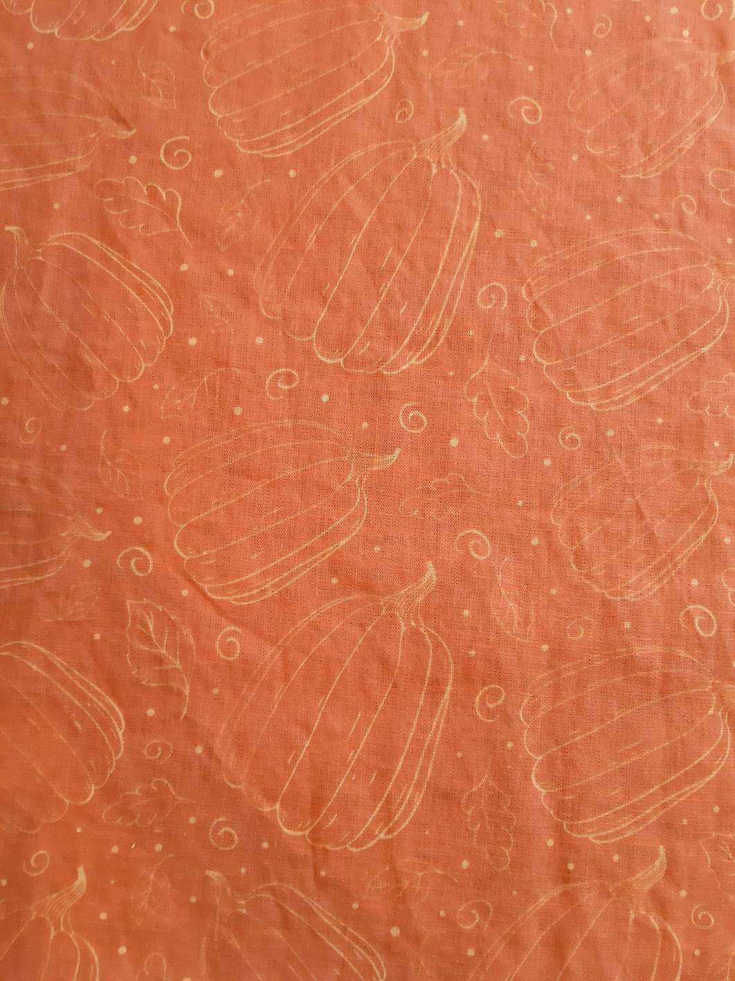 Halloween Linen Fabric By The Yard, Printed Linen Fabric By The Yard For Clothing & Home Textile - Width 148 cm/1.62yd
