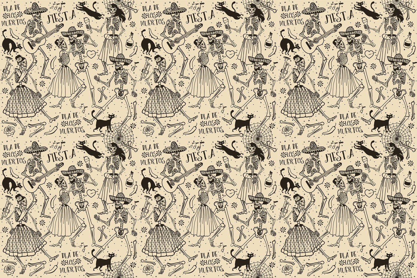 Halloween Linen Fabric By The Yard, Printed Linen Fabric By The Yard For Clothing & Home Textile - Width 148 cm/1.62yd