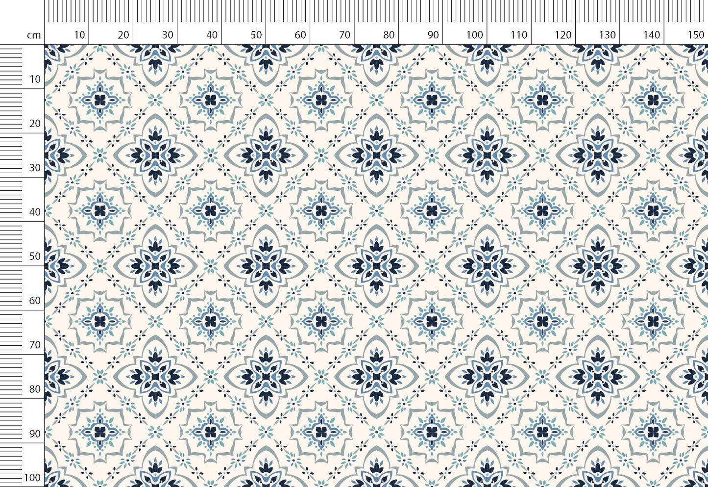 Lightweight Linen Fabric Natural Printed Linen Fabric By The Yard For Clothing & Home Textile - Width 148 cm/1.62yd