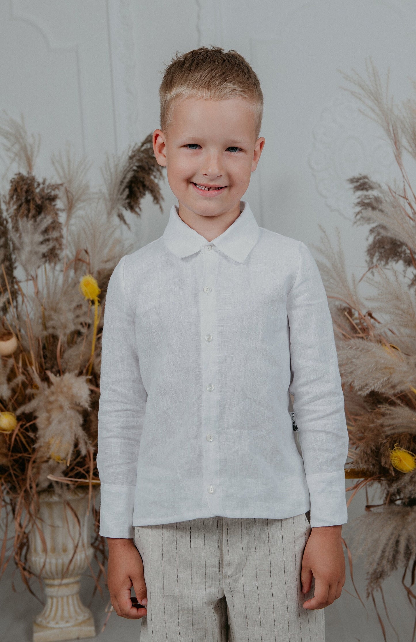 Boy Linen Shirt 12M - 12Y