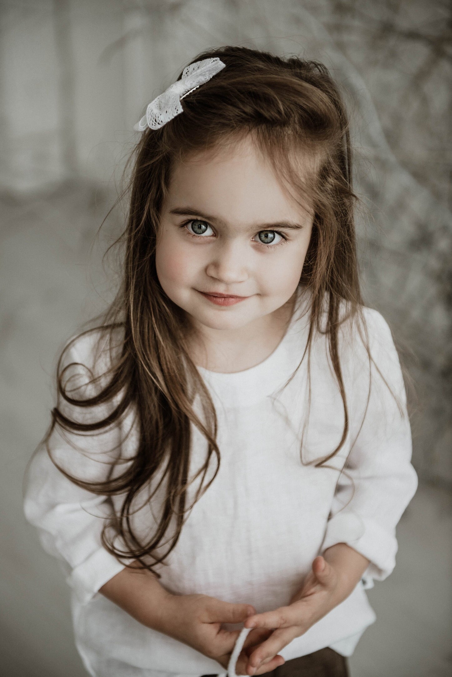 Girl Linen Top 12M - 12Y