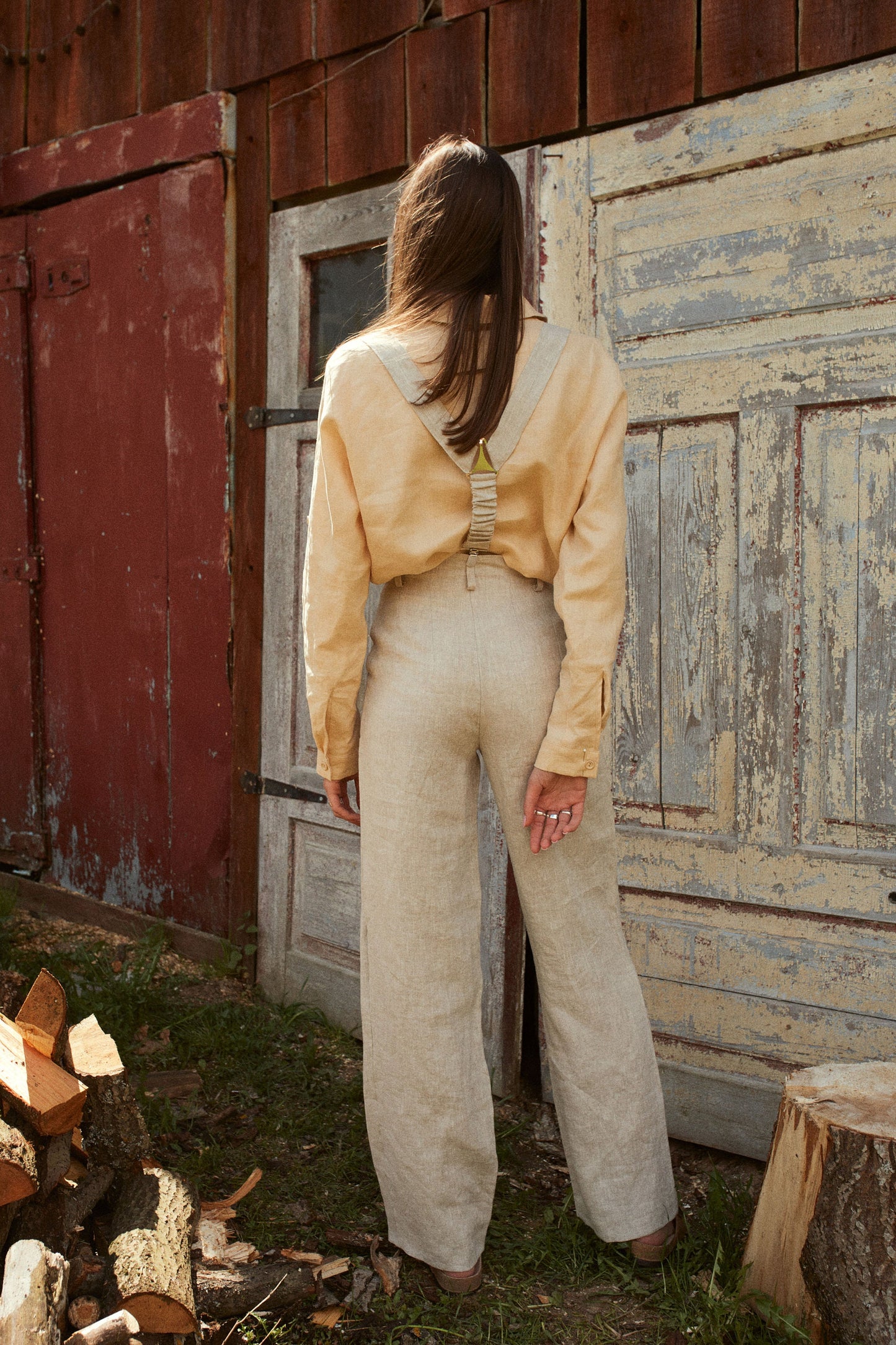 Retro Linen Trousers