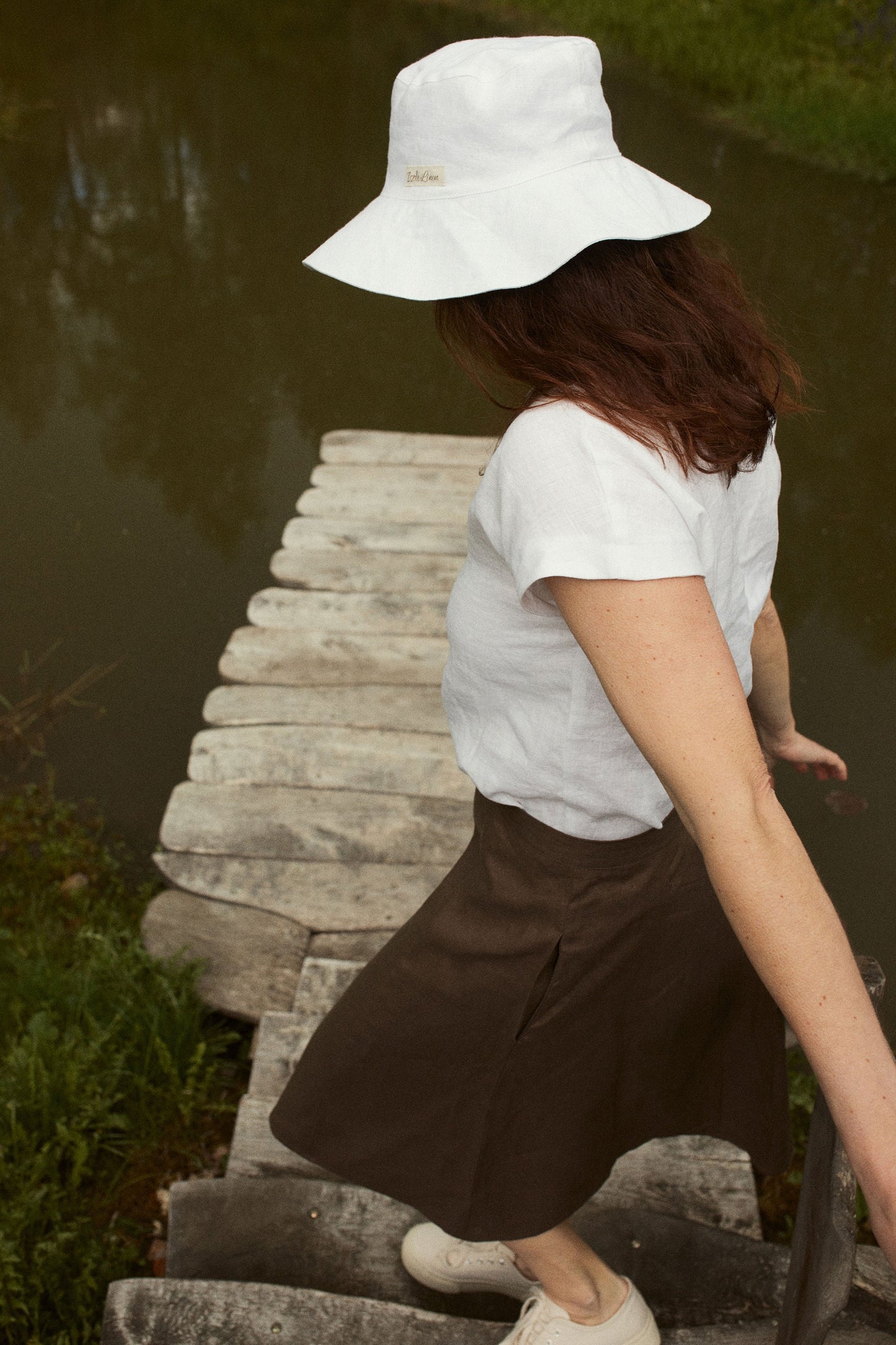 Midi Linen Skirt