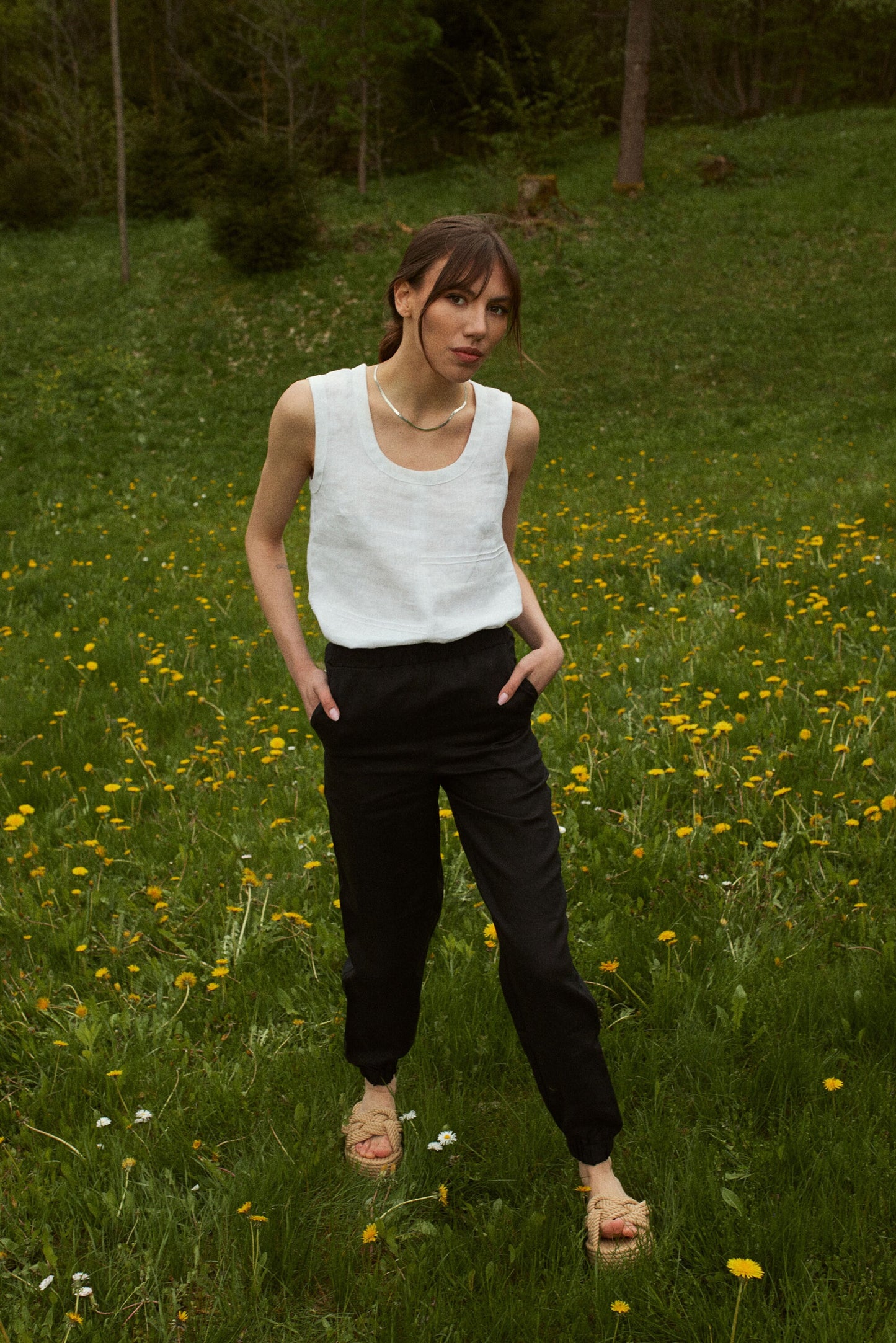 Linen Jogger Trousers