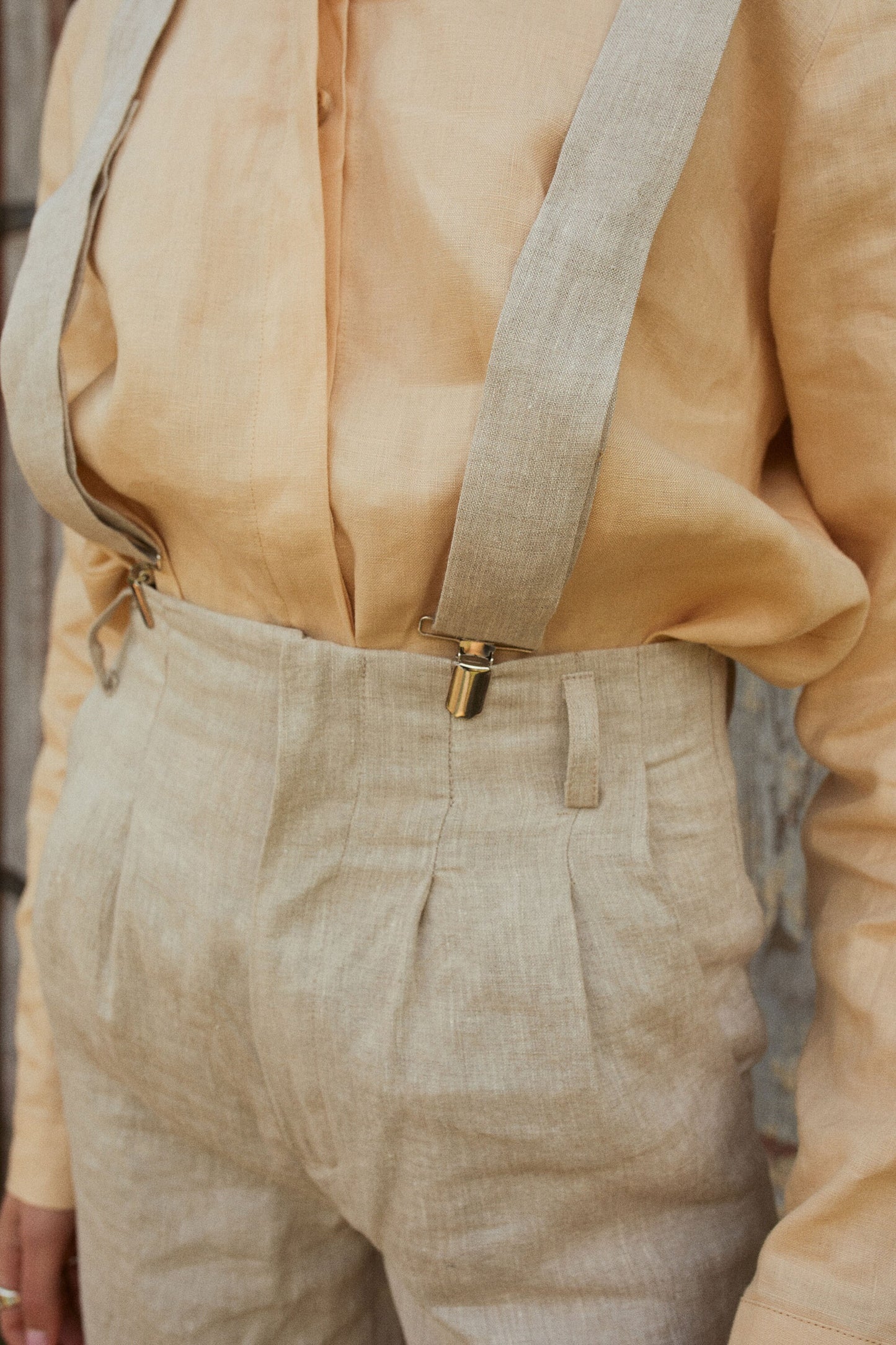 Retro Linen Trousers