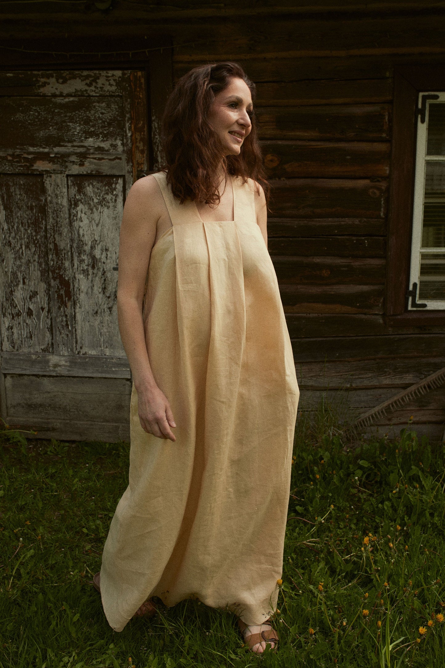Linen Maxi Dress