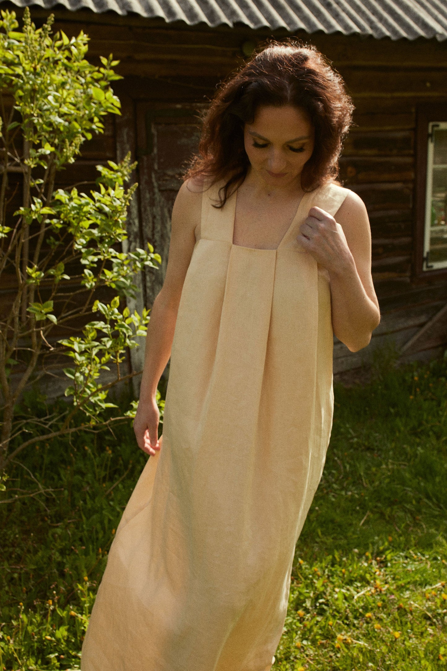 Linen Maxi Dress