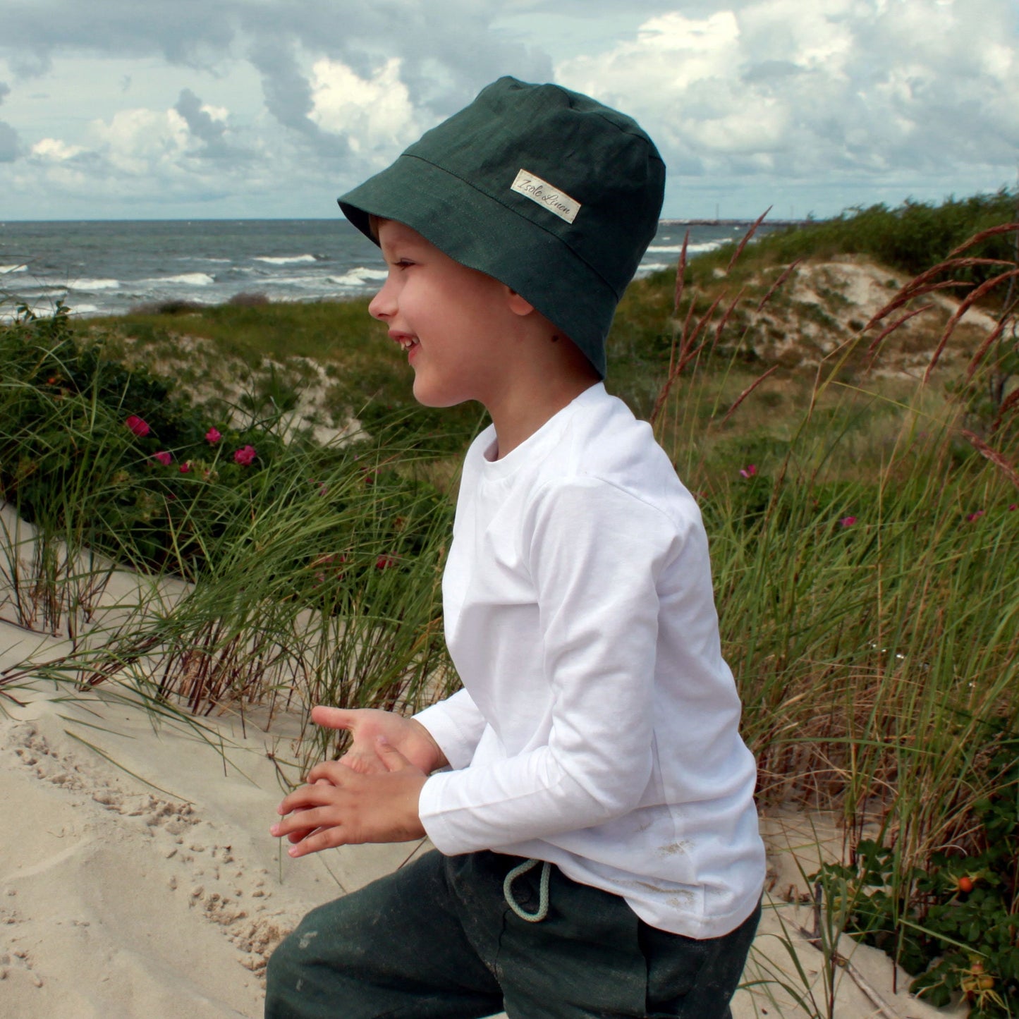 Unisex Linen Jogging Trousers for Kids