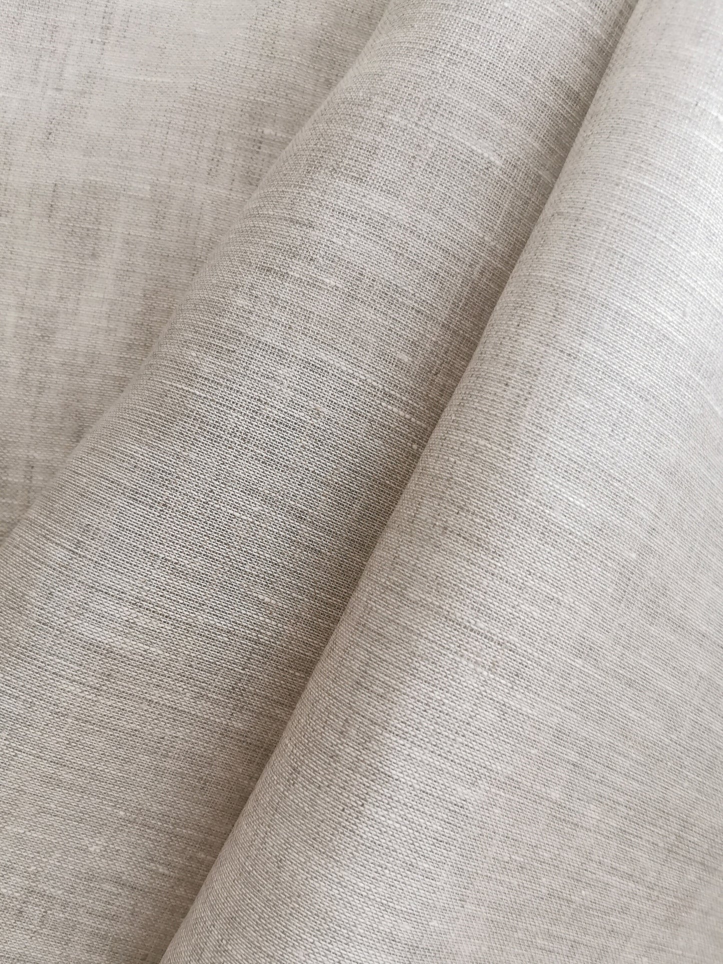 Natural undyed thin linen fabric 95 gsm, Fabric by the Yard or Meter, Gauze linen fabric for curtains, Sewing gift